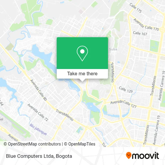 Blue Computers Ltda map