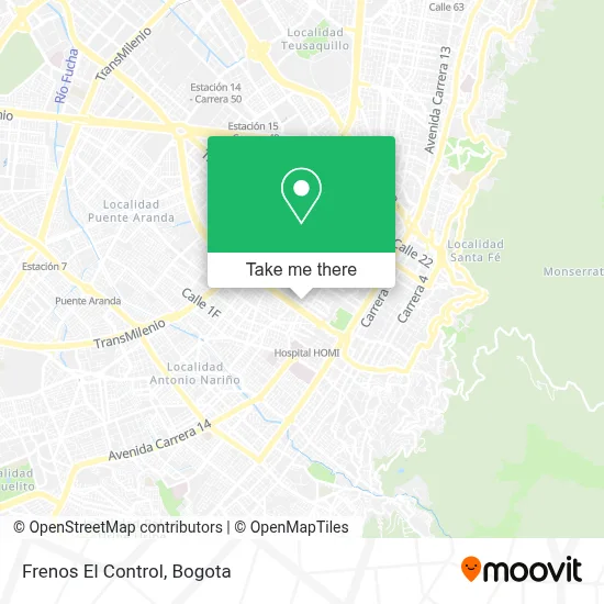 Frenos El Control map