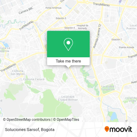 Soluciones Sarsof map