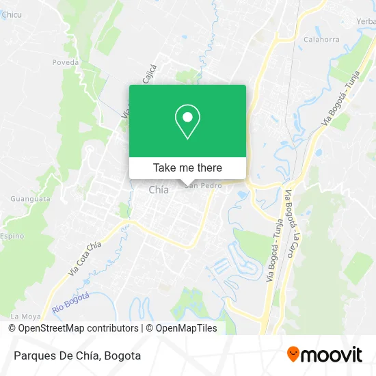 Parques De Chía map