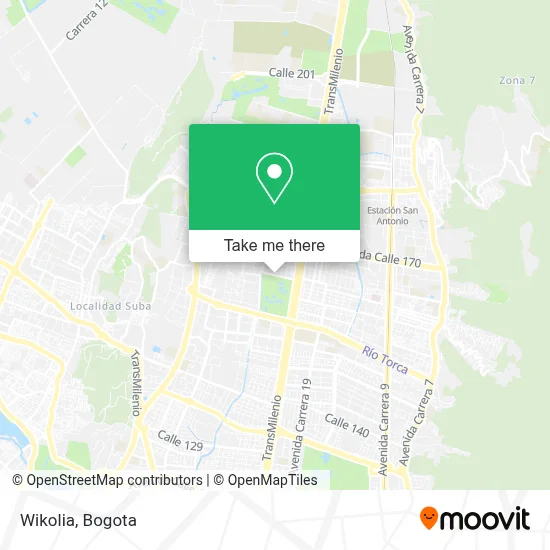Wikolia map