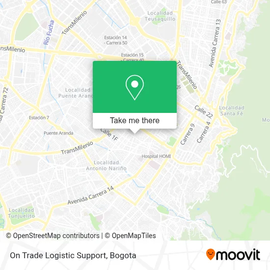 On Trade Logistic Support map
