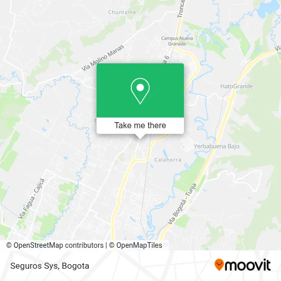 Seguros Sys map
