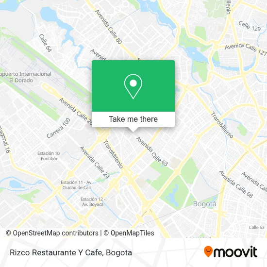Rizco Restaurante Y Cafe map