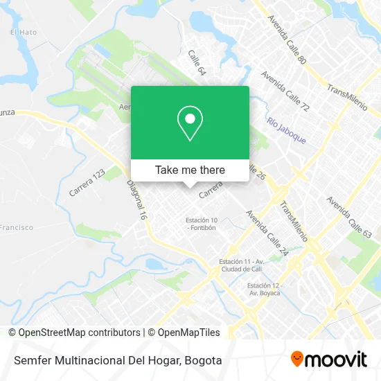 Semfer Multinacional Del Hogar map
