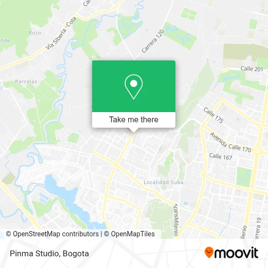 Pinma Studio map
