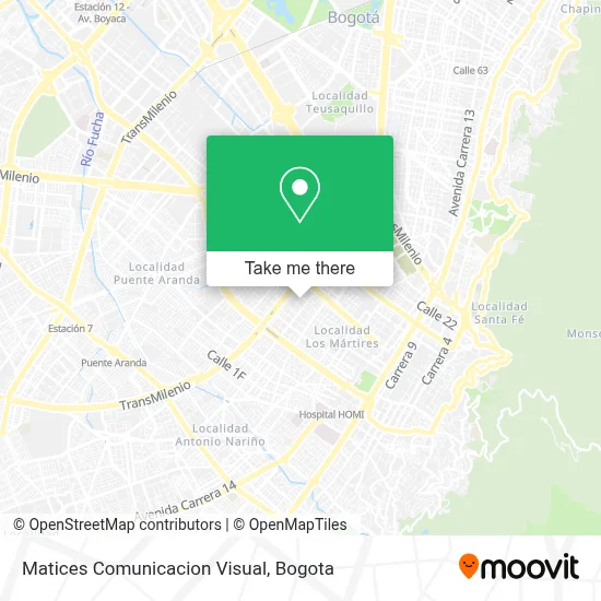 Matices Comunicacion Visual map