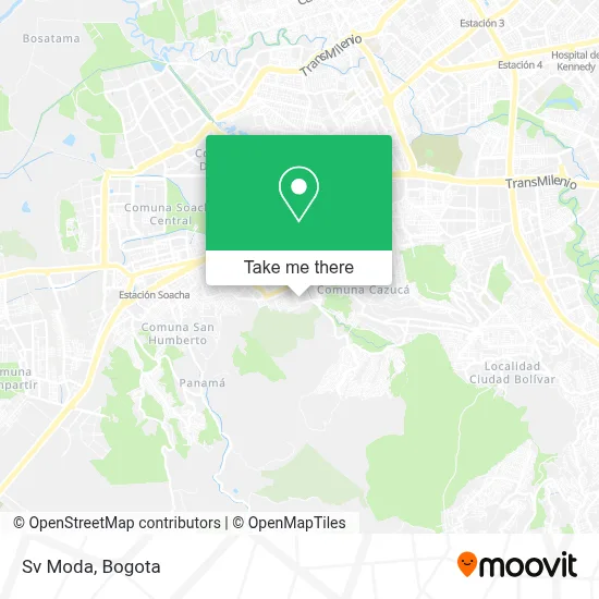 Sv Moda map