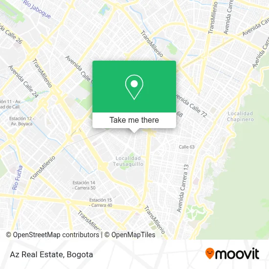 Az Real Estate map
