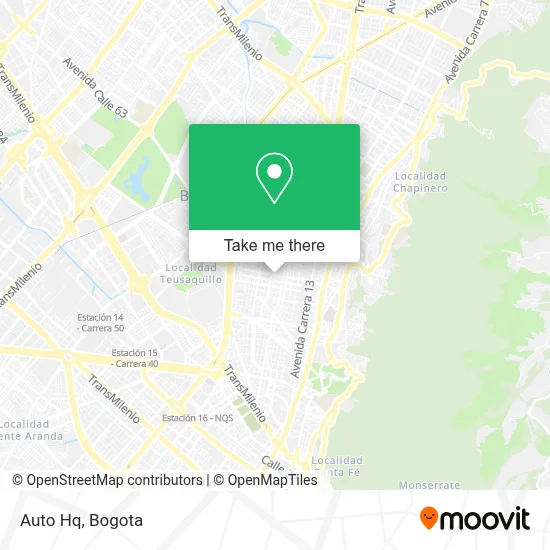 Auto Hq map