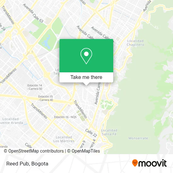 Reed Pub map