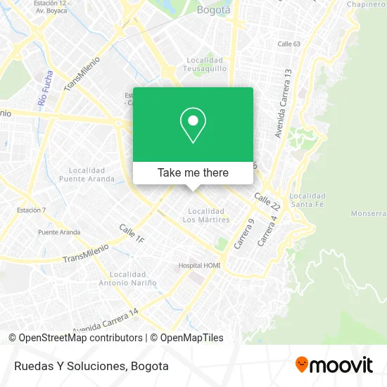 Ruedas Y Soluciones map