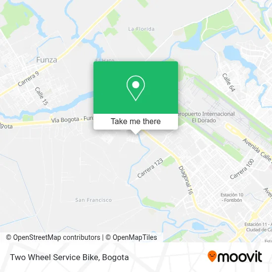 Two Wheel Service Bike map