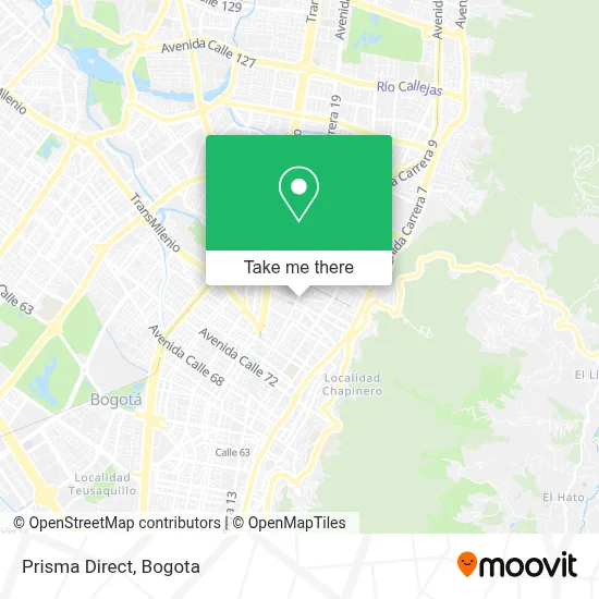 Prisma Direct map