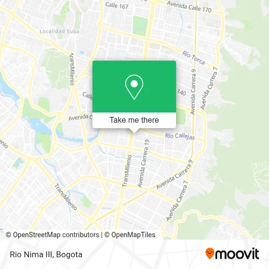 Rio Nima III map