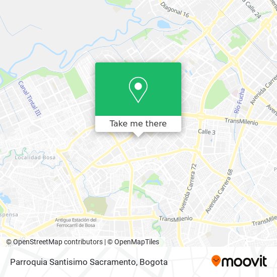 Parroquia Santisimo Sacramento map