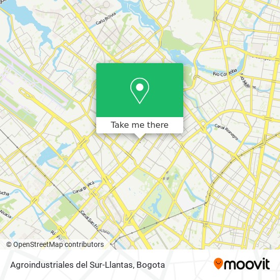 Agroindustriales del Sur-Llantas map