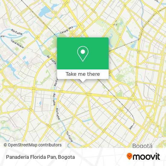 Panadería Florida Pan map