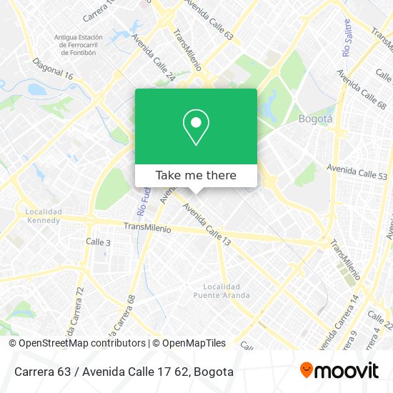 Carrera 63 / Avenida Calle 17 62 map