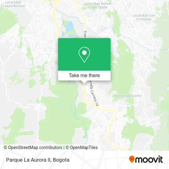 Parque La Aurora II map