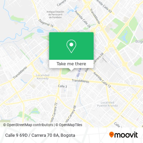 Calle 9 69D / Carrera 70 8A map