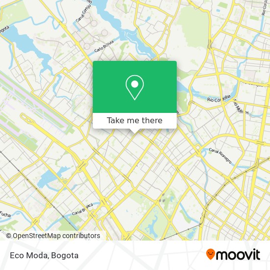 Eco Moda map