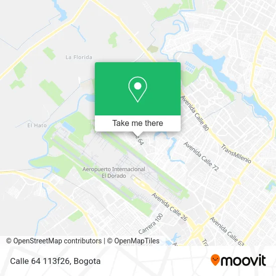 Calle 64 113f26 map