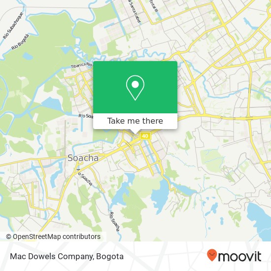 Mac Dowels Company map