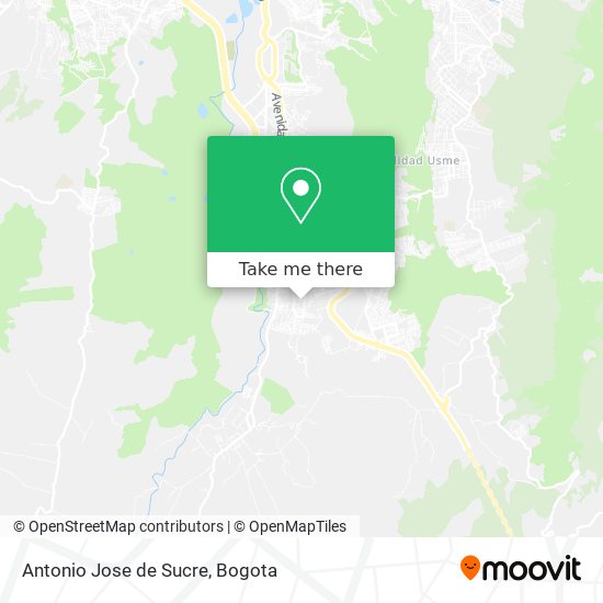 Antonio Jose de Sucre map