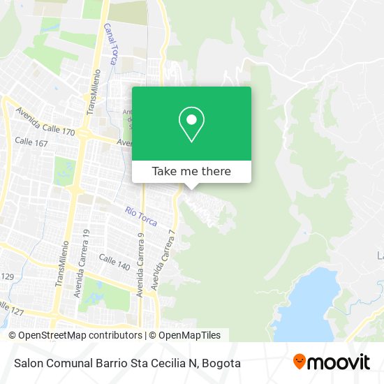 Mapa de Salon Comunal Barrio Sta Cecilia N