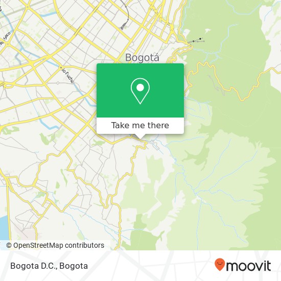 Bogota D.C. map