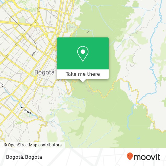 Bogotá map