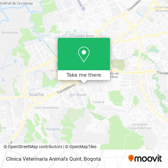 Mapa de Clinica Veterinaria Animal's Quint