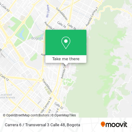 Carrera 6 / Transversal 3 Calle 48 map