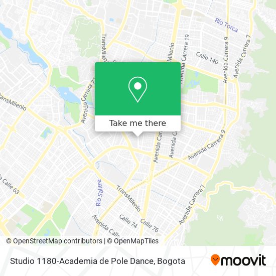 Studio 1180-Academia de Pole Dance map