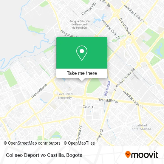 Coliseo Deportivo Castilla map