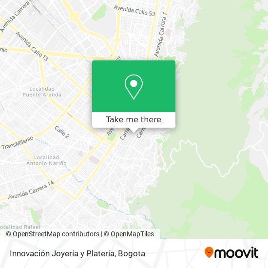 Innovación Joyería y Platería map