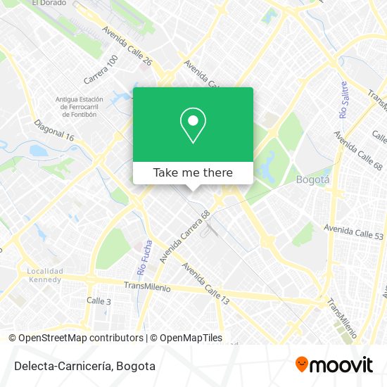 Mapa de Delecta-Carnicería