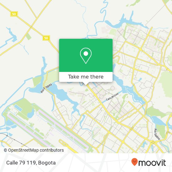 Calle 79 119 map