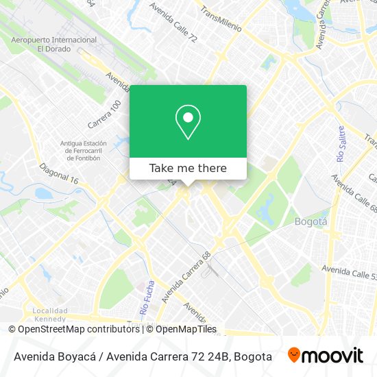 Avenida Boyacá / Avenida Carrera 72 24B map