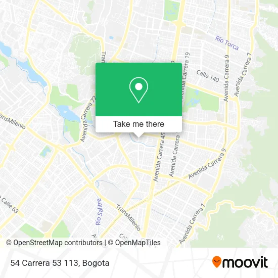 54 Carrera 53 113 map