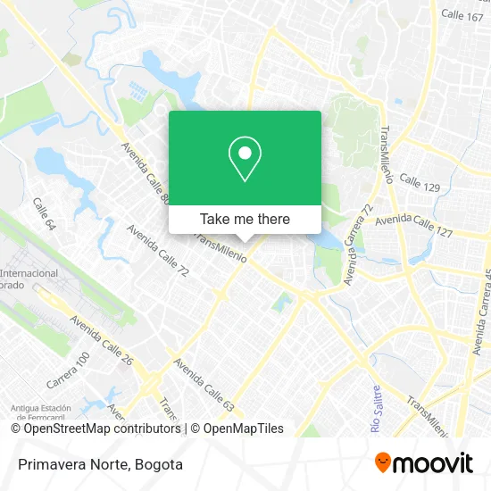 Mapa de Primavera Norte