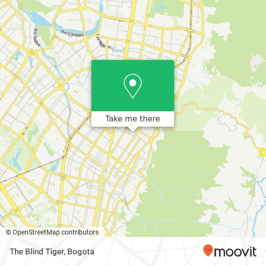 The Blind Tiger map