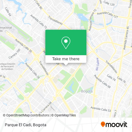 Mapa de Parque El Cadi