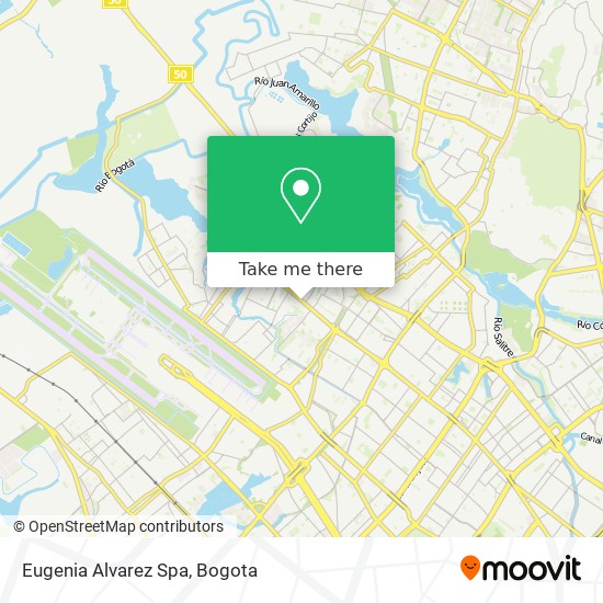 Eugenia Alvarez Spa map