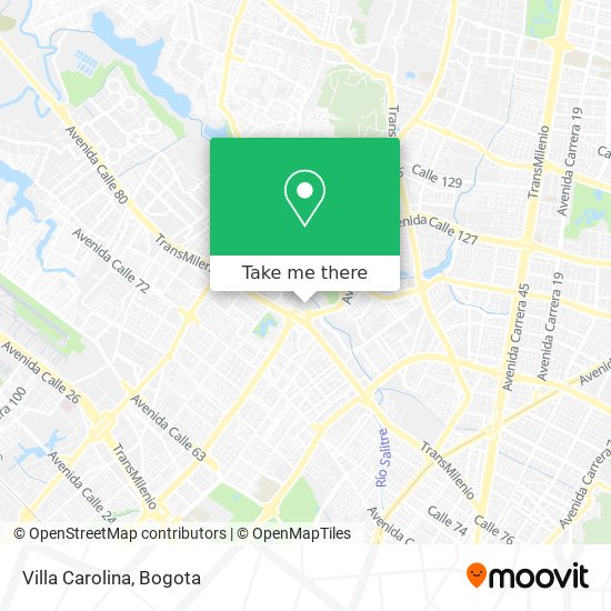 Mapa de Villa Carolina