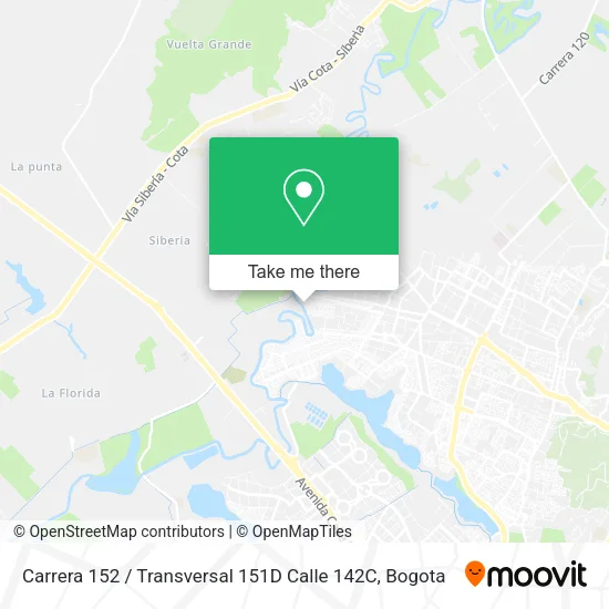Carrera 152 / Transversal 151D Calle 142C map