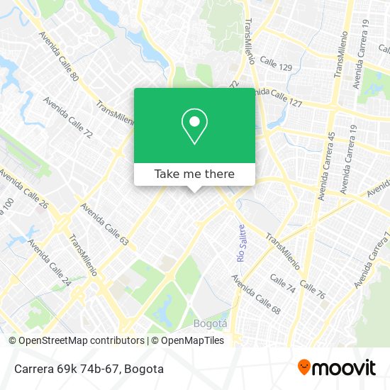 Mapa de Carrera 69k 74b-67