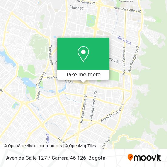 Avenida Calle 127 / Carrera 46 126 map