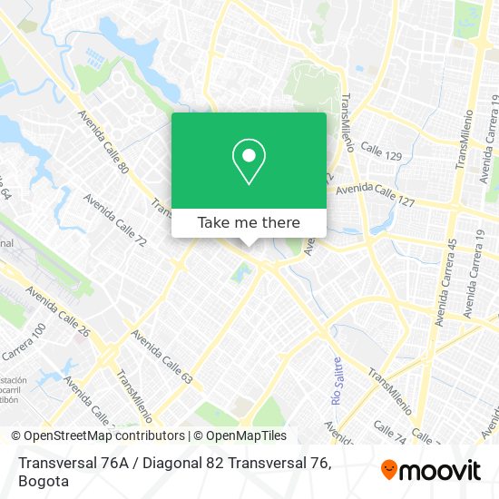 Transversal 76A / Diagonal 82 Transversal 76 map